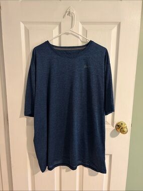 Reebok Men's Short-Sleeve Athletic Tee - Navy Blue